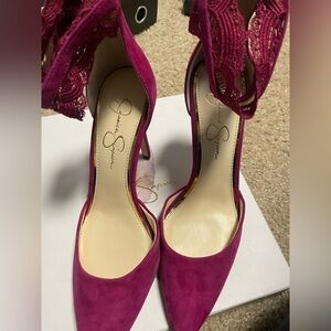 Sangria Jessica Simpson heels Brand New